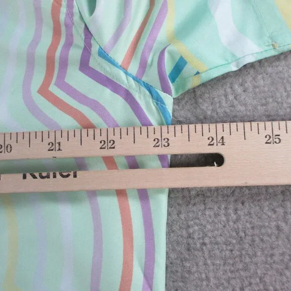 Replica Casablanca Tennis Club Shirt Size 2XL Multicolor Masao San Print Camp - Picture 10 of 12